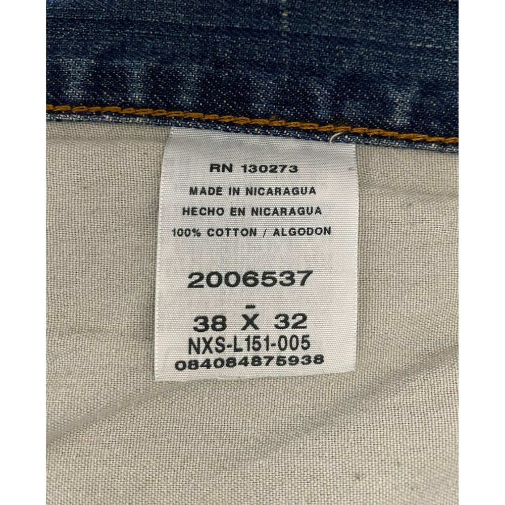 Lee Premium Select Relaxed Fit Jeans Mens 38x32 Medium Wash Blue Straight Leg - Picture 9 of 9